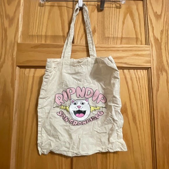 RipNDip San Francisco Cat Tote Bag | Cali Skate Skater West Coast Surf Cute - Picture 3 of 6